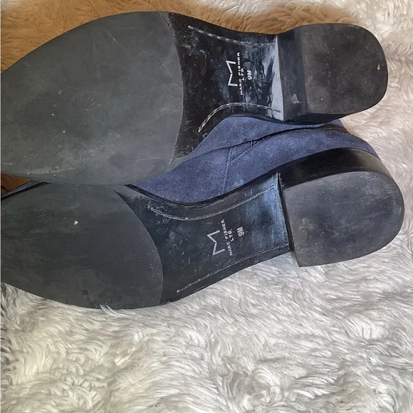 Marc Fisher Navy Ankle Boots - Picture 3 of 4
